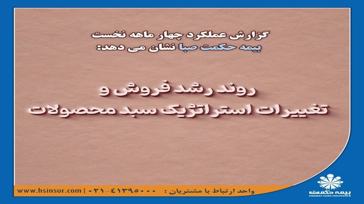 روند رشد فروش و تغییرات استراتژیک سبد محصولات