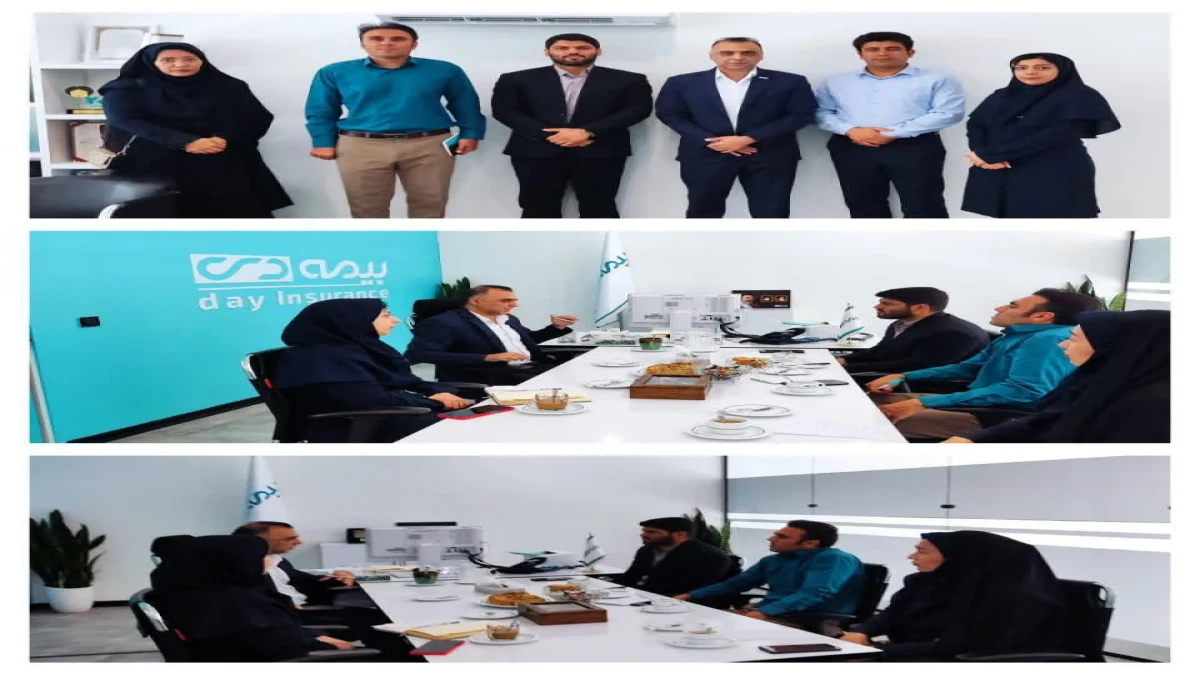 نشست هم اندیشی بیمه دی با بنیاد شهید نیشابور
