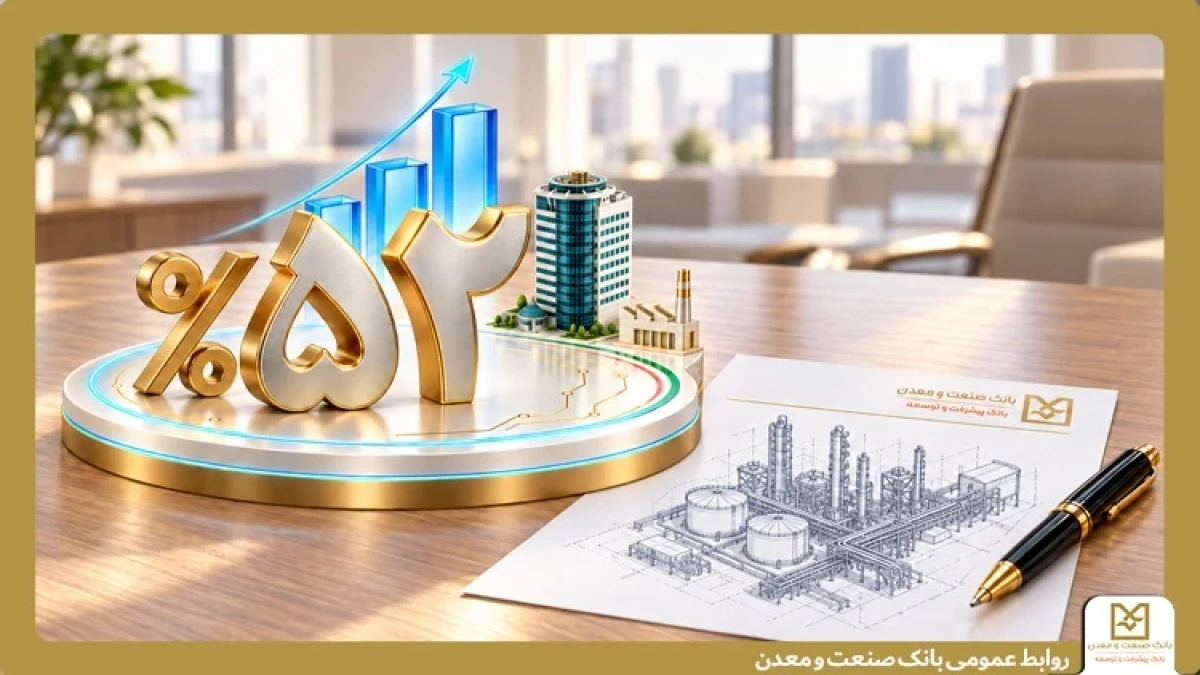 ثبت رشد ۵۲ درصدی پرداخت تسهیلات در بانك صنعت و معدن