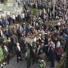 تشییع و خاکسپاری باشکوه دو شهید گمنام در بانک ملی ایران