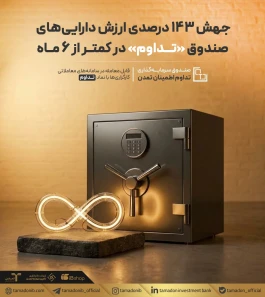 جهش ۱۴۳ درصدی ارزش دارایی‌های صندوق «تداوم» در کمتر از ۶ ماه