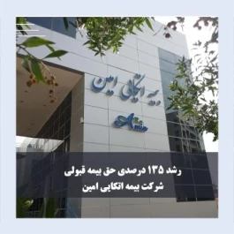 رشد 135 درصدی حق بیمه قبولی شرکت بیمه اتکایی امین